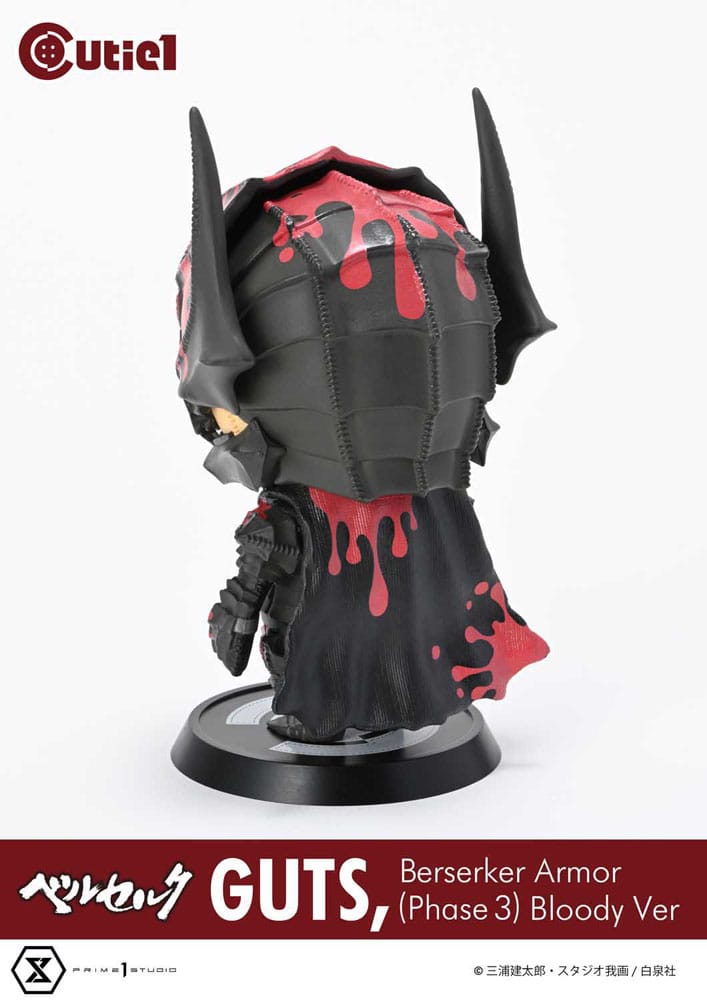 Berserk Cutie1 PVC Figuur Guts berserker pantser (fase 3) Bloody ver. 12 cm