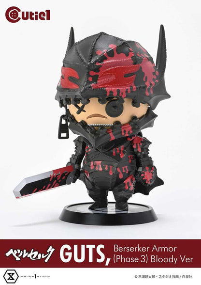 Berserk Cutie1 PVC Figuur Guts berserker pantser (fase 3) Bloody ver. 12 cm