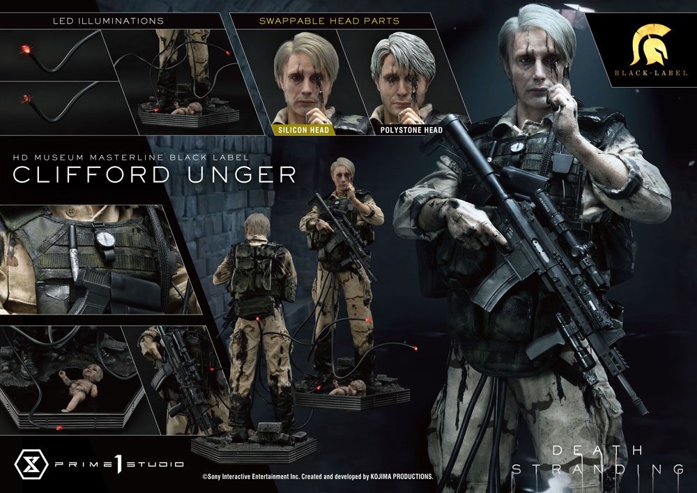 Death streng standbeeld 1/2 Clifford Unger Black Label 103 cm