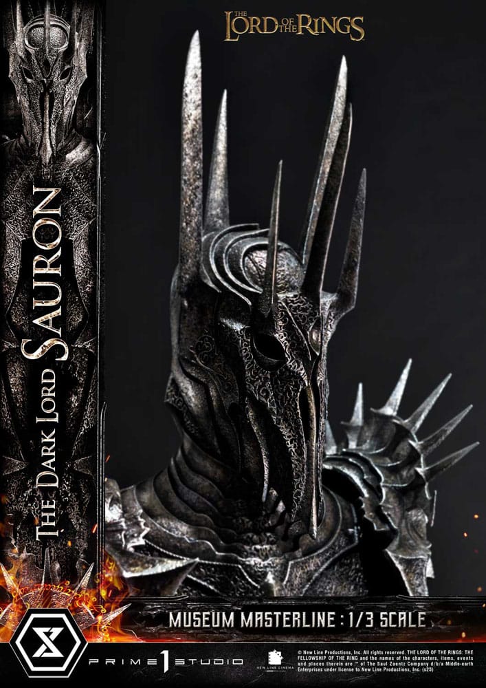 Lord of the Rings Museum Masterline Series Standbeeld 1/3 The Dark Lord Sauron Bonusversie 117 cm