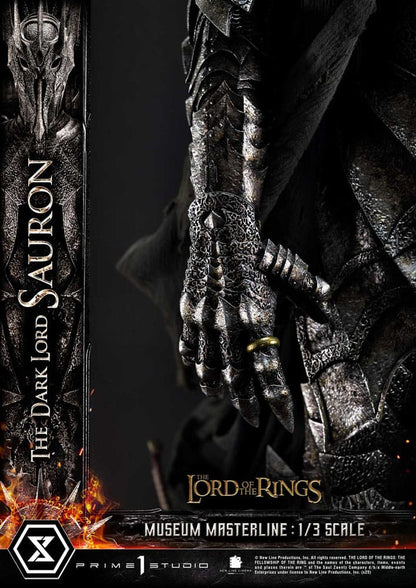 Lord of the Rings Museum Masterline Series Standbeeld 1/3 The Dark Lord Sauron Bonusversie 117 cm