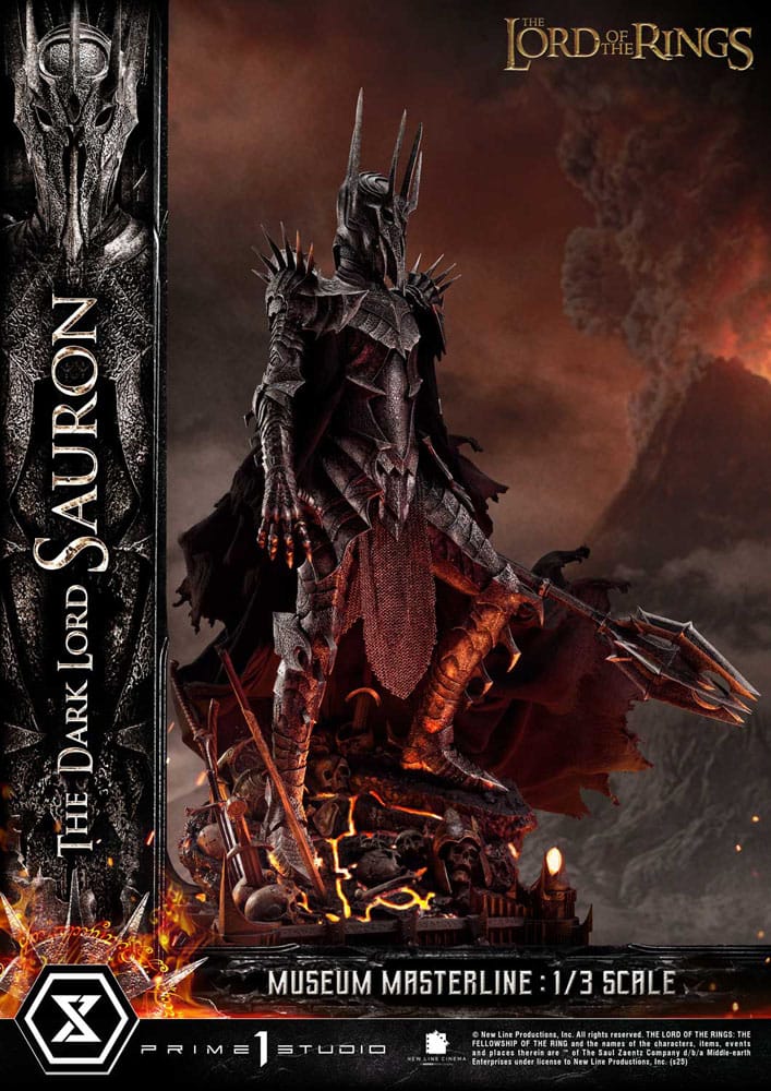 Lord of the Rings Museum Masterline Series Standbeeld 1/3 The Dark Lord Sauron Bonusversie 117 cm
