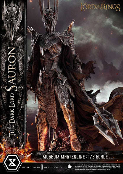 Lord of the Rings Museum Masterline Series Standbeeld 1/3 The Dark Lord Sauron Bonusversie 117 cm