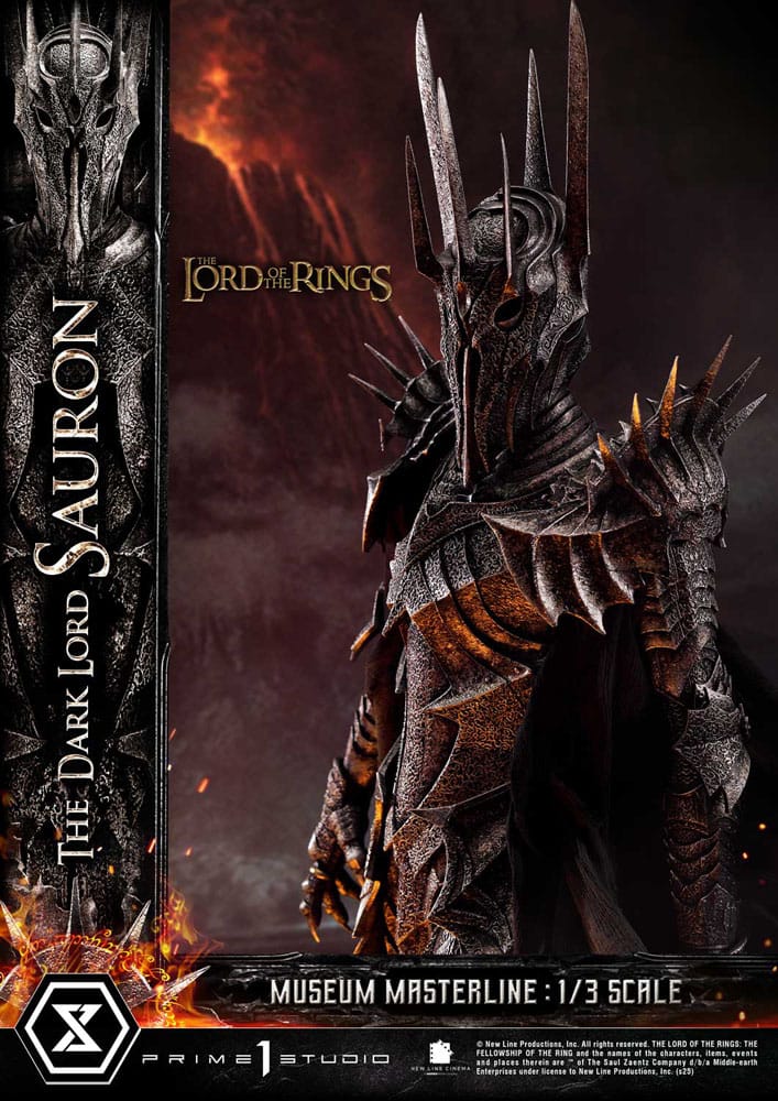 Lord of the Rings Museum Masterline Series Standbeeld 1/3 The Dark Lord Sauron Bonusversie 117 cm