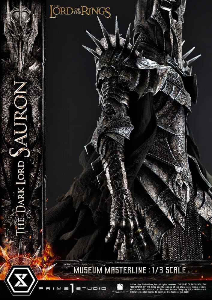 Lord of the Rings Museum Masterline Series Standbeeld 1/3 The Dark Lord Sauron Bonusversie 117 cm