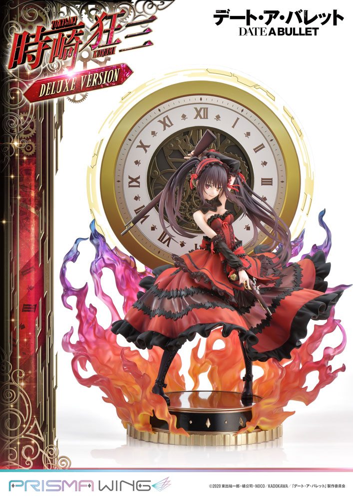 Datum een ​​live fragment: datum een ​​Bullet Prisma Wing PVC -standbeeld 1/7 Kurumi Tokisaki Deluxe versie 37 cm