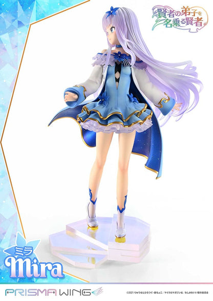 Ze beweerde zichzelf leerling van de wijze man prisma vleugel PVC standbeeld 1/7 Mira 25 cm