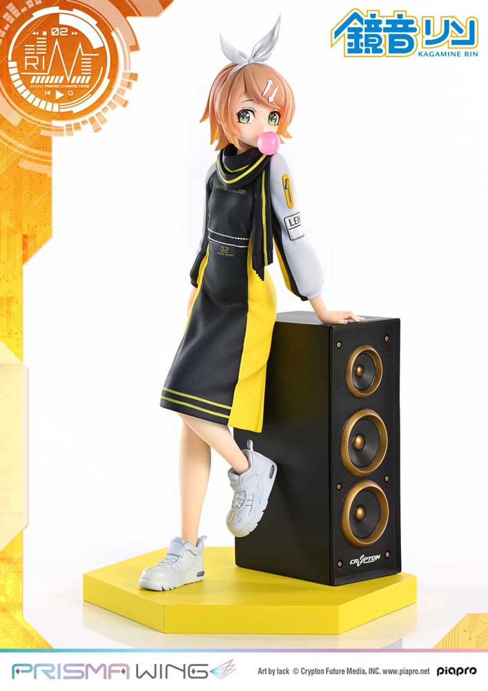 Vocaloid Piapro-personages Prisma Wing PVC-beeld 1/7 Kagamine Rin (kunst door gebrek) 21 cm