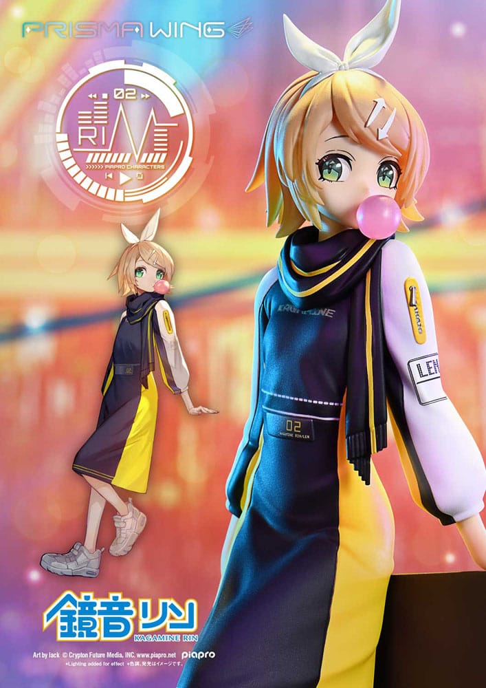 Vocaloid Piapro-personages Prisma Wing PVC-beeld 1/7 Kagamine Rin (kunst door gebrek) 21 cm