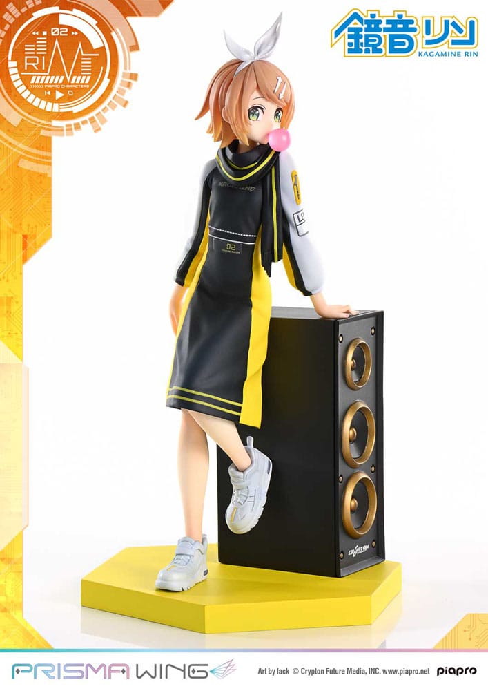 Vocaloid Piapro-personages Prisma Wing PVC-beeld 1/7 Kagamine Rin (kunst door gebrek) 21 cm