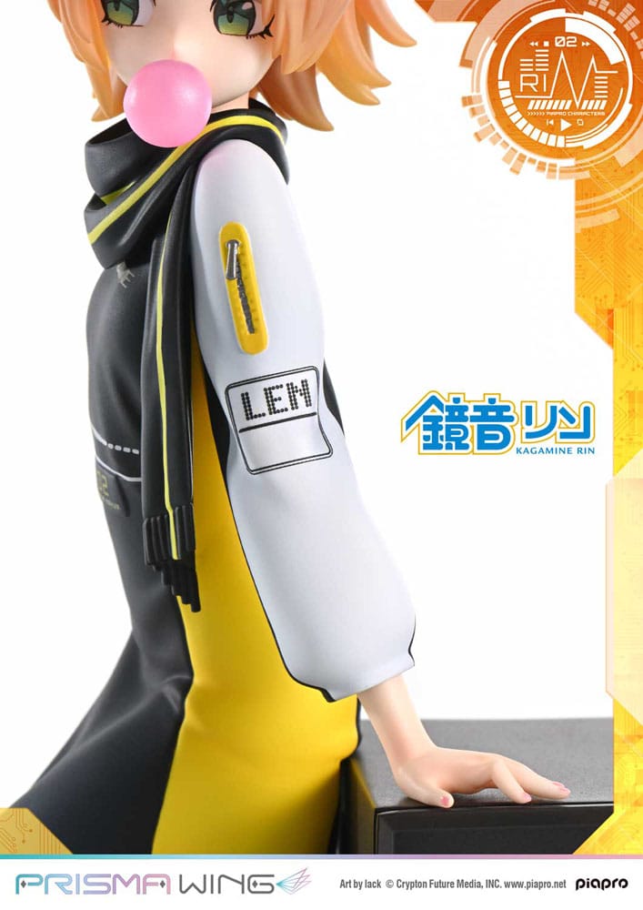 Vocaloid Piapro-personages Prisma Wing PVC-beeld 1/7 Kagamine Rin (kunst door gebrek) 21 cm