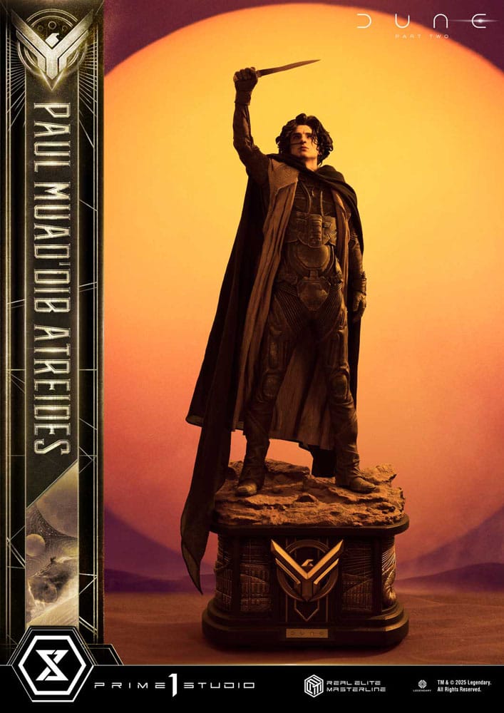 Dune: Deel twee Real Elite Masterline Series Standbeeld 1/3 Paul Atreides Ultieme bonusversie 90 cm