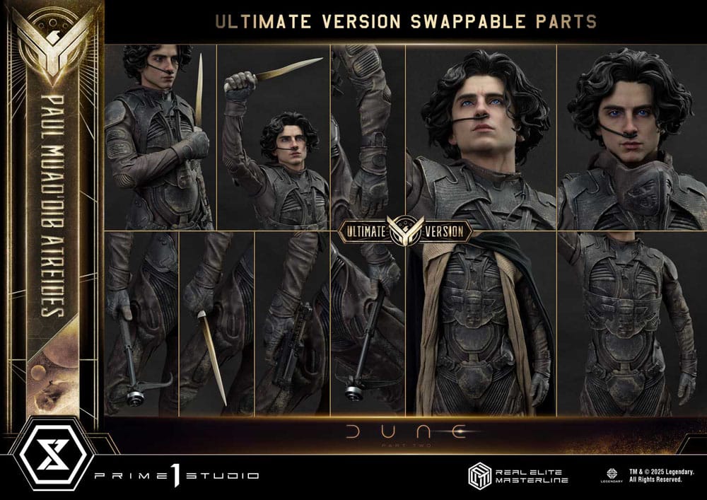 Dune: Deel twee Real Elite Masterline Series Standbeeld 1/3 Paul Atreides Ultieme bonusversie 90 cm
