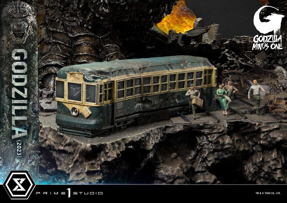 Godzilla minus één diorama masterline -serie Godzilla 2023 70 cm