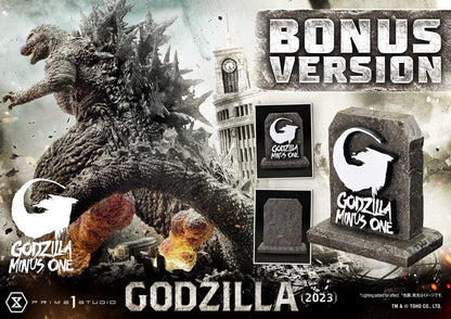 Godzilla minus één diorama masterline -serie Godzilla 2023 bonusversie 70 cm
