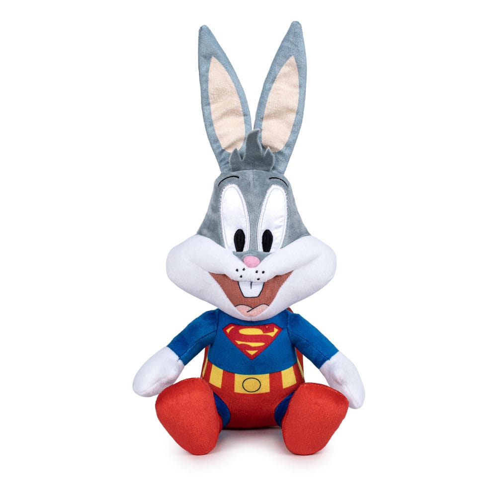 Looney Tunes pluche figuur 100-jarig jubileum superhelden Bugs Bunny 20 cm