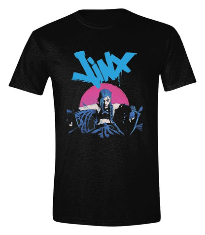 Arcane T-shirt Jinx stoel