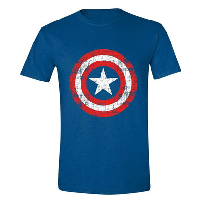Marvel T-shirt Captain America gebarsten schild