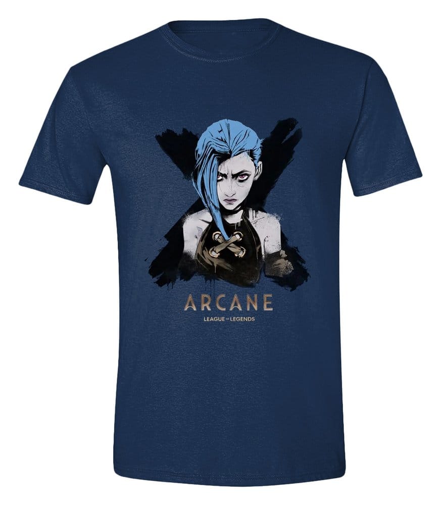 Arcane T-shirt Jinx portret