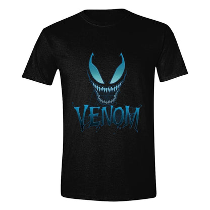 Marvel T-shirt Venom Blauw Web Face