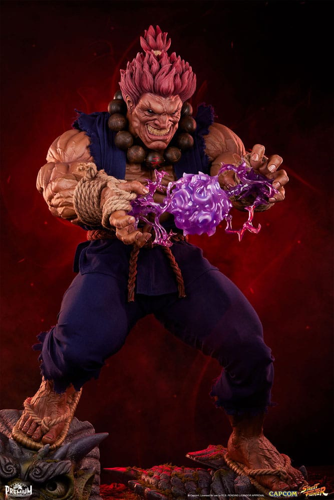 Street Fighter -standbeeld 1/2 Akuma 107 cm