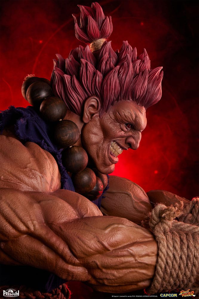 Street Fighter -standbeeld 1/2 Akuma 107 cm