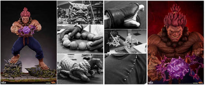 Street Fighter -standbeeld 1/2 Akuma 107 cm