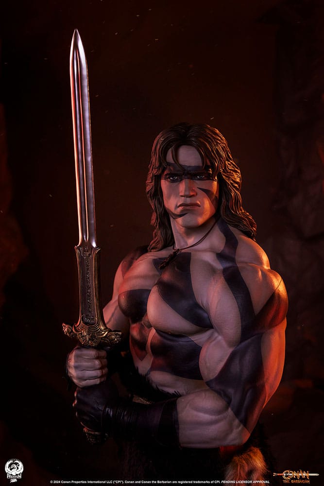 Conan the Barbarian: Conan Warpaint Edition 1:2 Schaal Elite Series Beeld