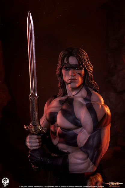 Conan the Barbarian: Conan Warpaint Edition 1:2 Schaal Elite Series Beeld
