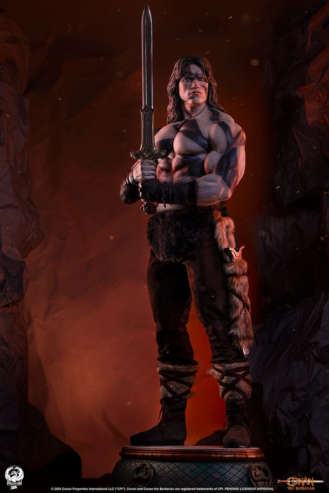 Conan the Barbarian: Conan Warpaint Edition 1:2 Schaal Elite Series Beeld