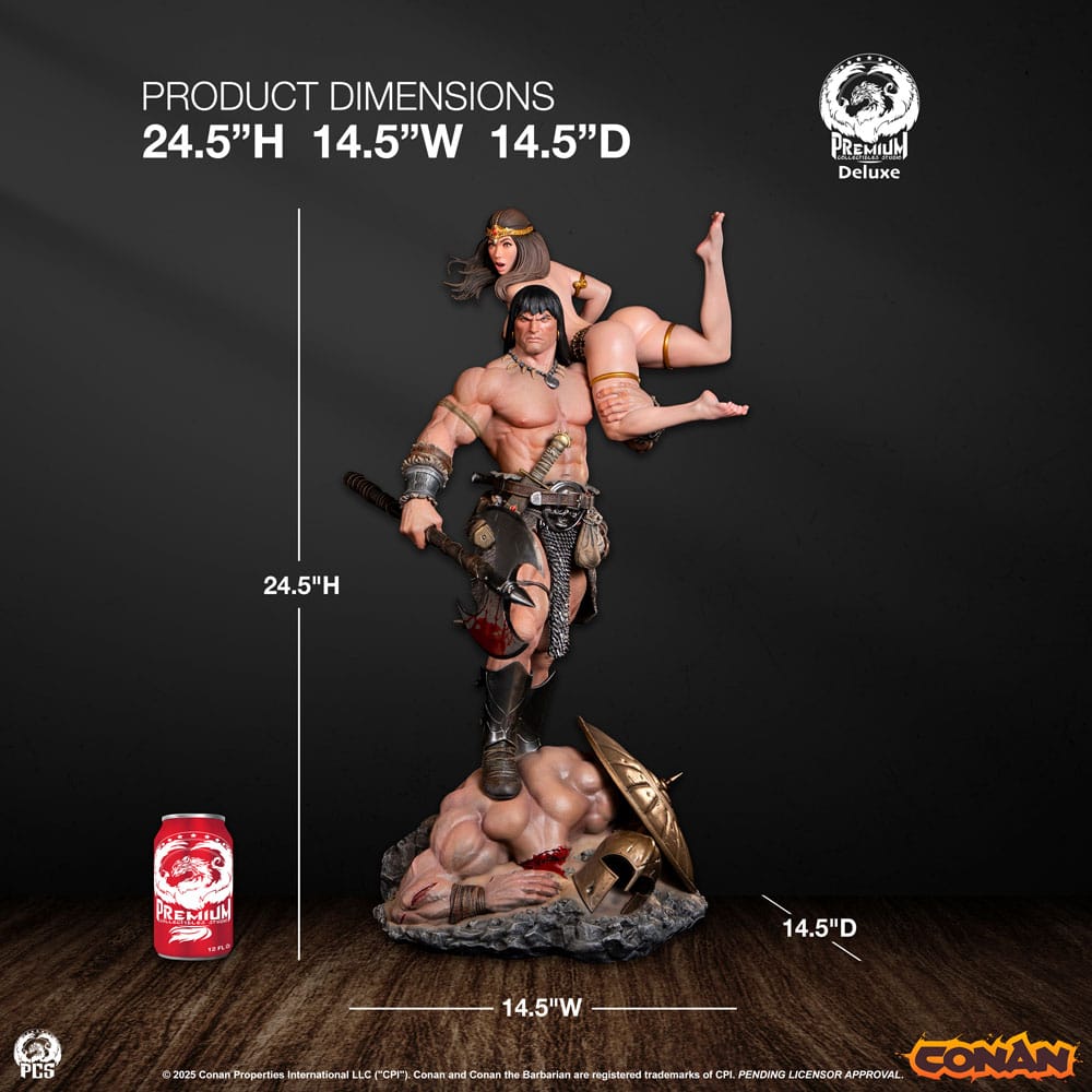 Conan de Barbaar Beeld 1/4 Conan Deluxe Edition 63 cm