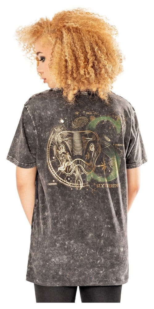 Harry Potter T-shirt Zwadderich Acid Wash