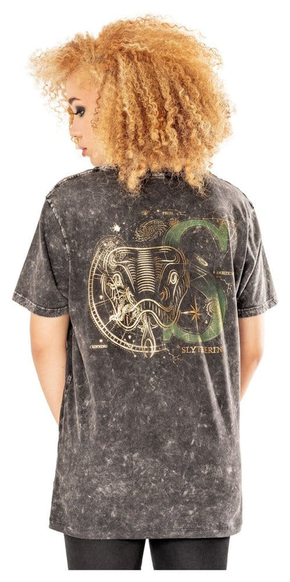 Harry Potter T-shirt Zwadderich Acid Wash