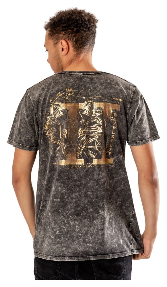 Harry Potter T-shirt Huffelpuf Acid Wash