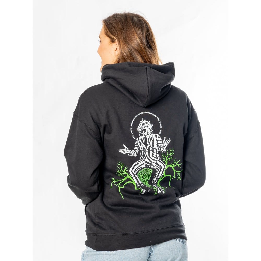 Beetlejuice trui met capuchon, voorkant, achterkant World Tour
