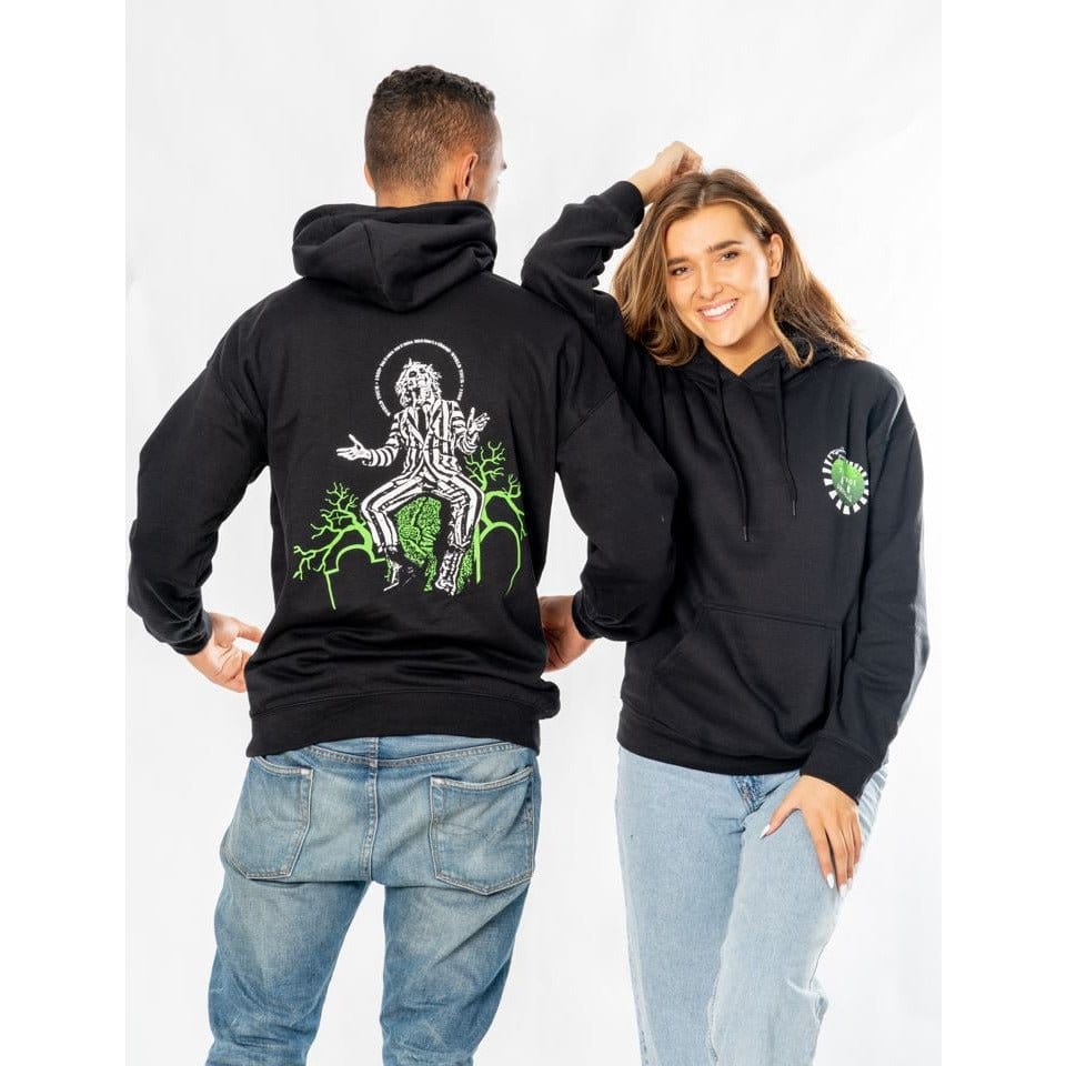 Beetlejuice trui met capuchon, voorkant, achterkant World Tour