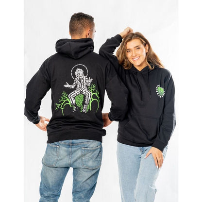 Beetlejuice trui met capuchon, voorkant, achterkant World Tour