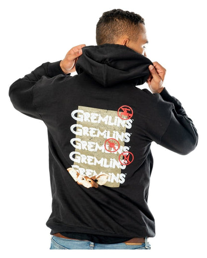 Gremlins trui met capuchon, voorkant, achterkant afscheurbaar