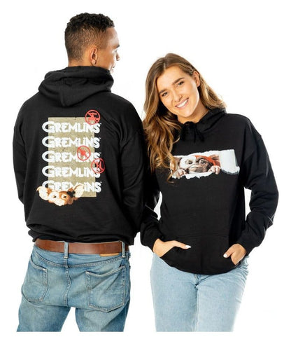Gremlins trui met capuchon, voorkant, achterkant afscheurbaar