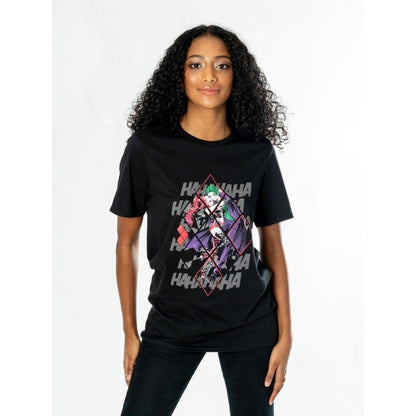 DC Comics T-shirt Harley Quinn Joker Diamond