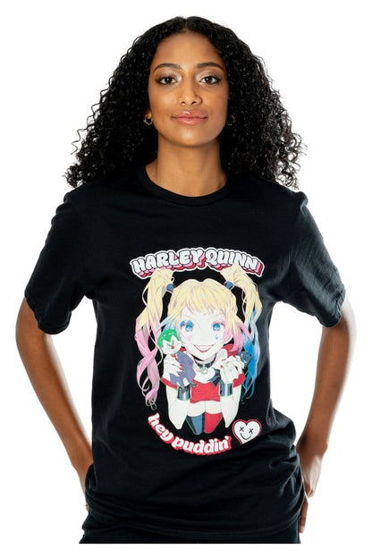 DC T-shirt Harley Quinn Anime Puddin'
