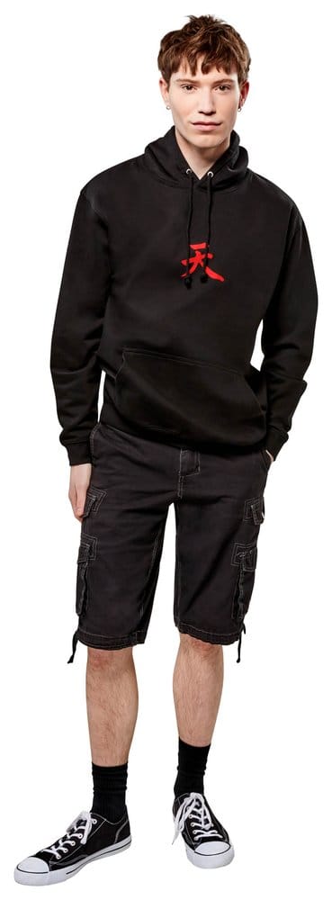 Street Fighter-sweater met capuchon Akuma Reverse