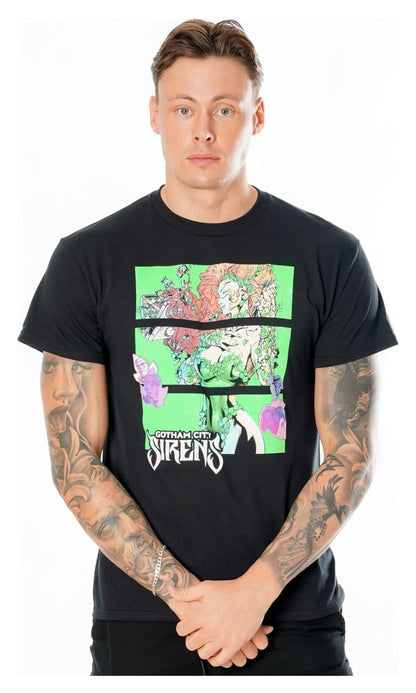 Gotham City Sirens T-shirt Poison Ivy Sirens Cash Zwart