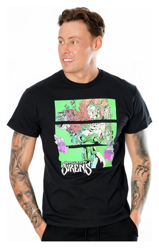 Gotham City Sirens T-shirt Poison Ivy Sirens Cash Zwart
