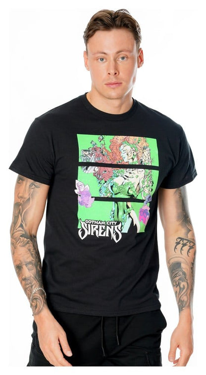 Gotham City Sirens T-shirt Poison Ivy Sirens Cash Zwart