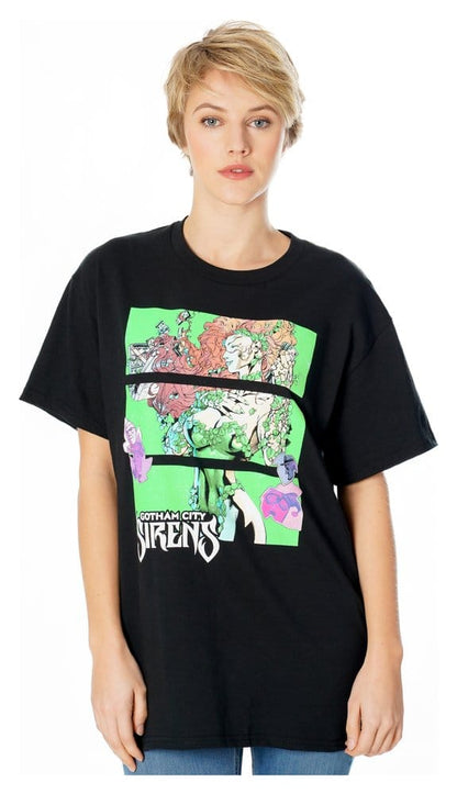 Gotham City Sirens T-shirt Poison Ivy Sirens Cash Zwart