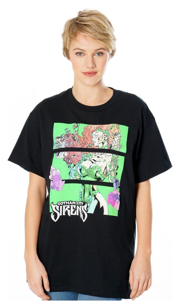 Gotham City Sirens T-shirt Poison Ivy Sirens Cash Zwart