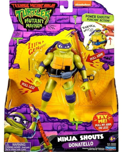 TMNT: Mutant Mayhem - Donatello Ninja Shouts 6 inch Actiefiguur