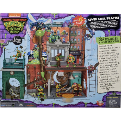 Teenage Mutant Ninja Turtles: Mutant Mayhem speelset Sewer Lair nieuwe versie