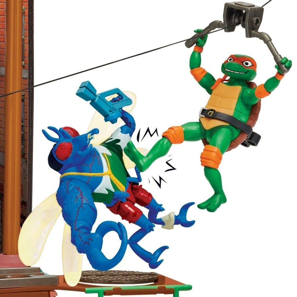 Teenage Mutant Ninja Turtles: Mutant Mayhem speelset Sewer Lair nieuwe versie
